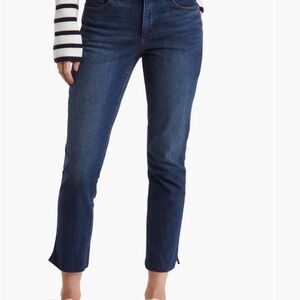 Wit & Wisdom Logan Absolution Raw Hem Skinny Straight Leg Jeans